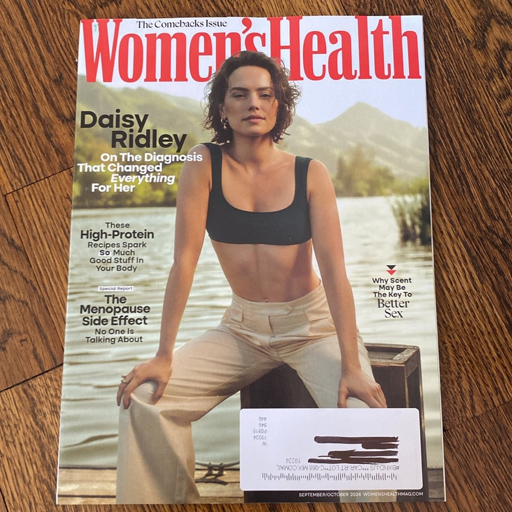 Women’s Health Magazine - September/October 2024 - Daisy Ridley - NEVER READ!